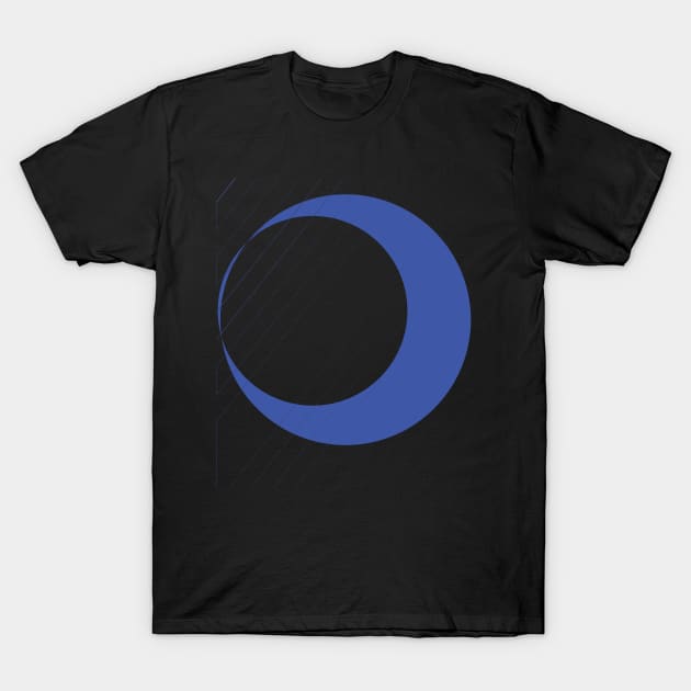 blue moon T-Shirt by Ruzzo